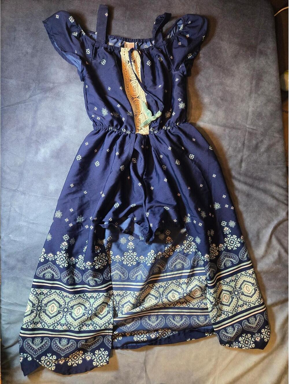 Girls dress with built in shorts
